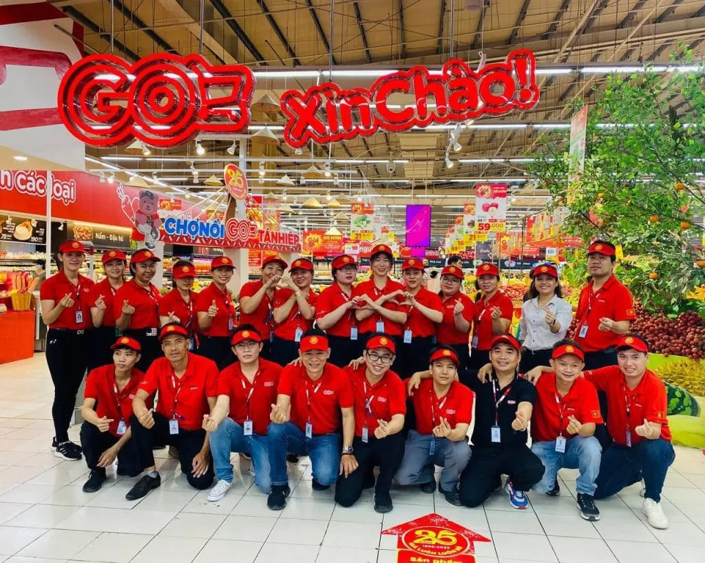Đội ngũ vận hành tại siêu thị GO! của Central Retail Việt Nam