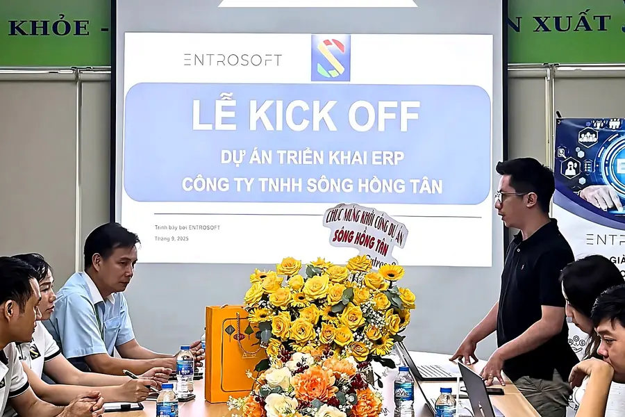 Lễ kick-off dự án ERP – Sông Hồng Tân