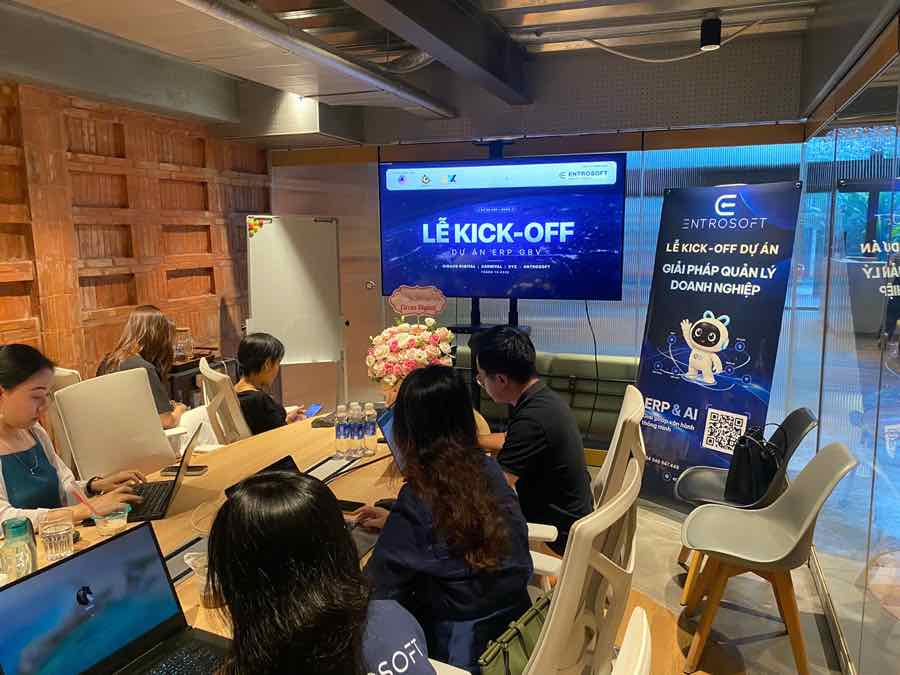 Lễ kick-off dự án ERP GBV Holding – Circus Digital, Carnival, XYZ Saigon