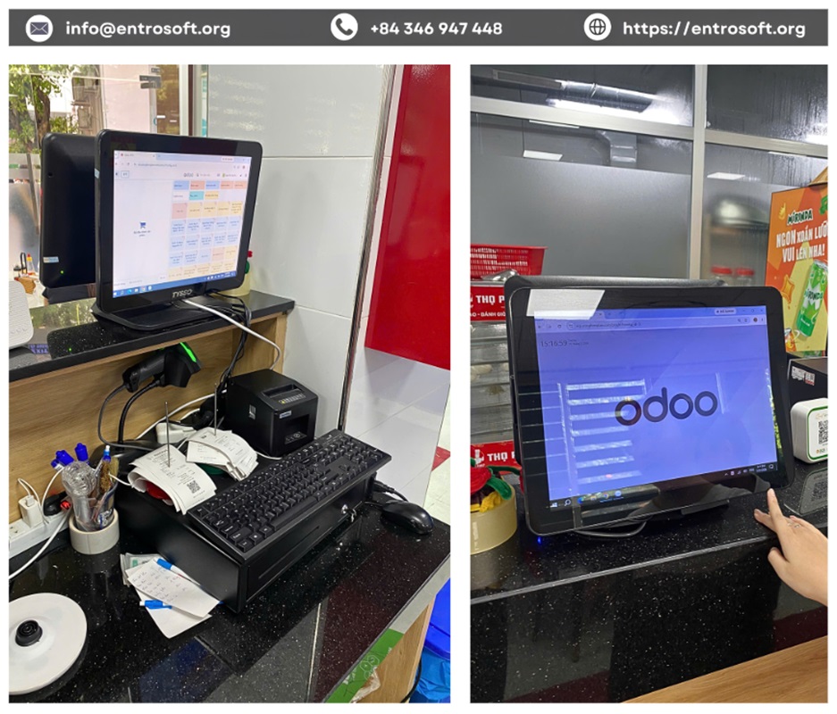 Entrosoft-Go-live-may-pos-tai-benh-vien-an-sinh
