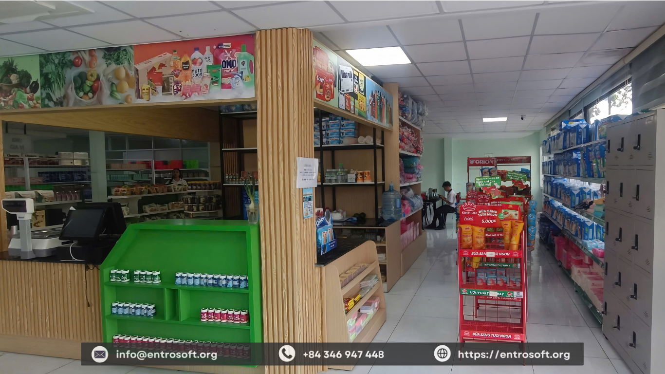 Khu vực Canteen Bệnh viện 175 triển khai hệ thống POS Entrosoft